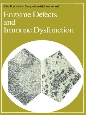 cover image of Enzyme Defects and Immune Dysfunction